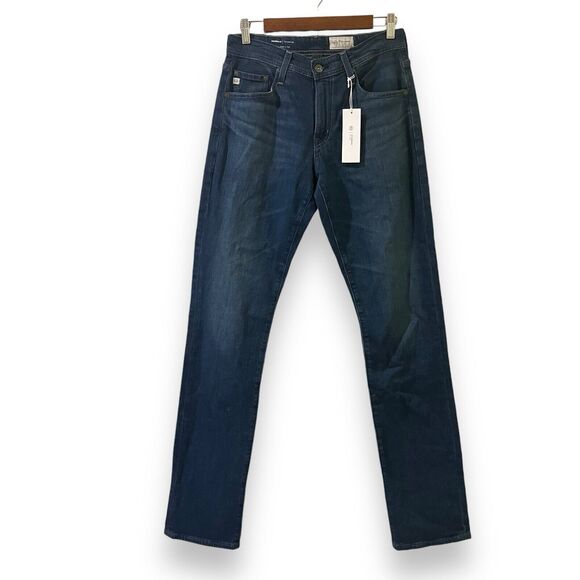 NWT AG Adriano Goldschmied Jeans Mens 29X34 The Graduate Tailor Leg Blue $235 - Picture 2 of 9